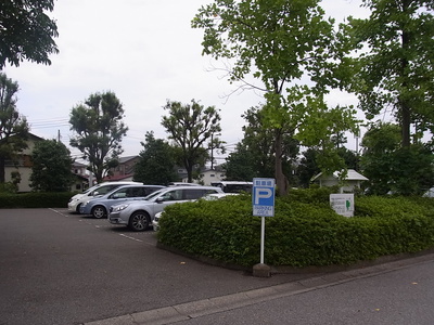 栃木県立博物館の駐車場